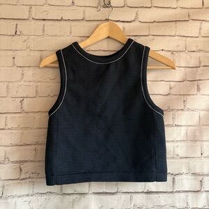 All in Motion Navy‎ Textured Tank Top